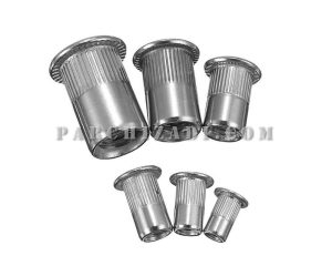 مهره پرچی گرد لبه دار