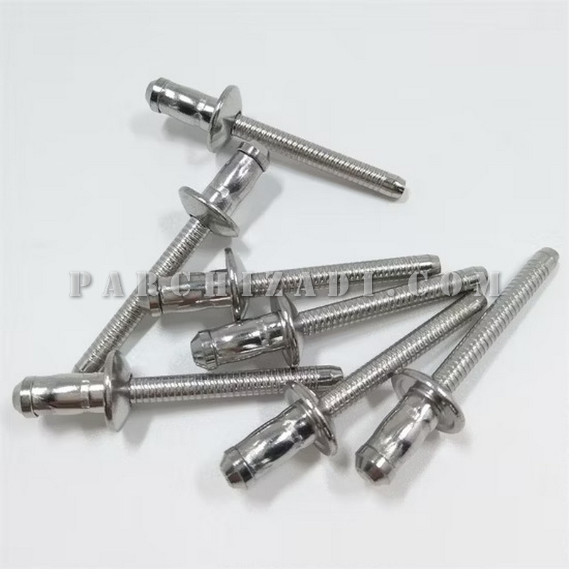 میخ پرچ فولادی ST سایز 10×4