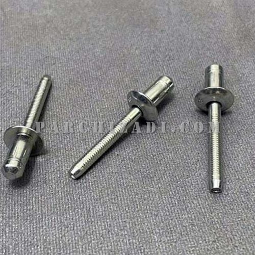 میخ پرچ روکش استیل MLK سایز 6.4 ×10.5