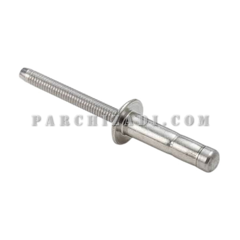 میخ پرچ فولادی قفل شونده CLK سایز 10×4.8