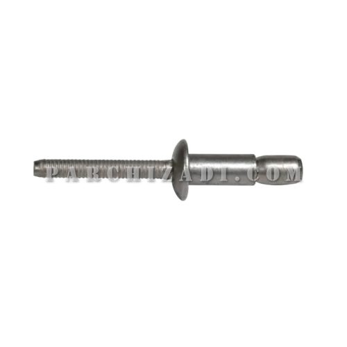 میخ پرچ فولادی قفل شونده سر خزینه CLK-Z سایز 12.5×6.4