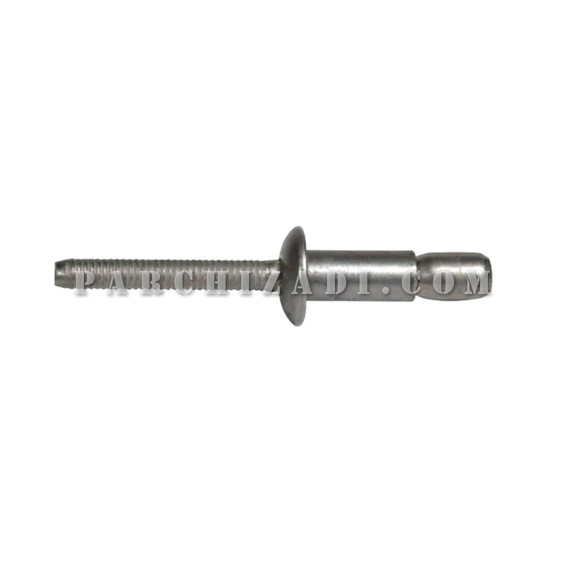 میخ پرچ فولادی قفل شونده سر خزینه CLK-Z سایز 12×4.8
