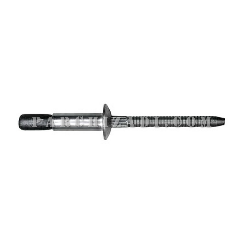 میخ پرچ فولادی قفل شونده سر خزینه CLK-Z سایز 16.5×6.4