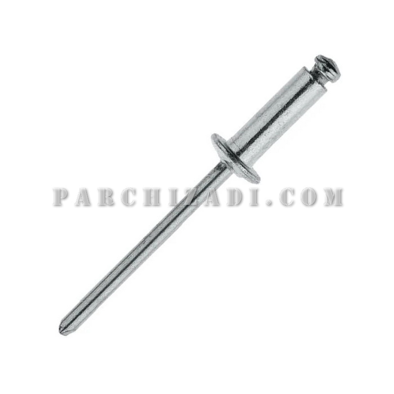 میخ پرچ آلومینیومی سایز 10 × 2.4 سانتی متر متحد پرچ
