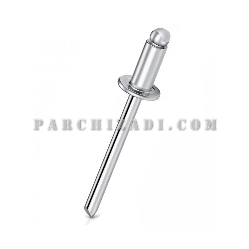 میخ پرچ آلومینیومی سایز 6 × 2.4 سانتی متر متحد پرچ