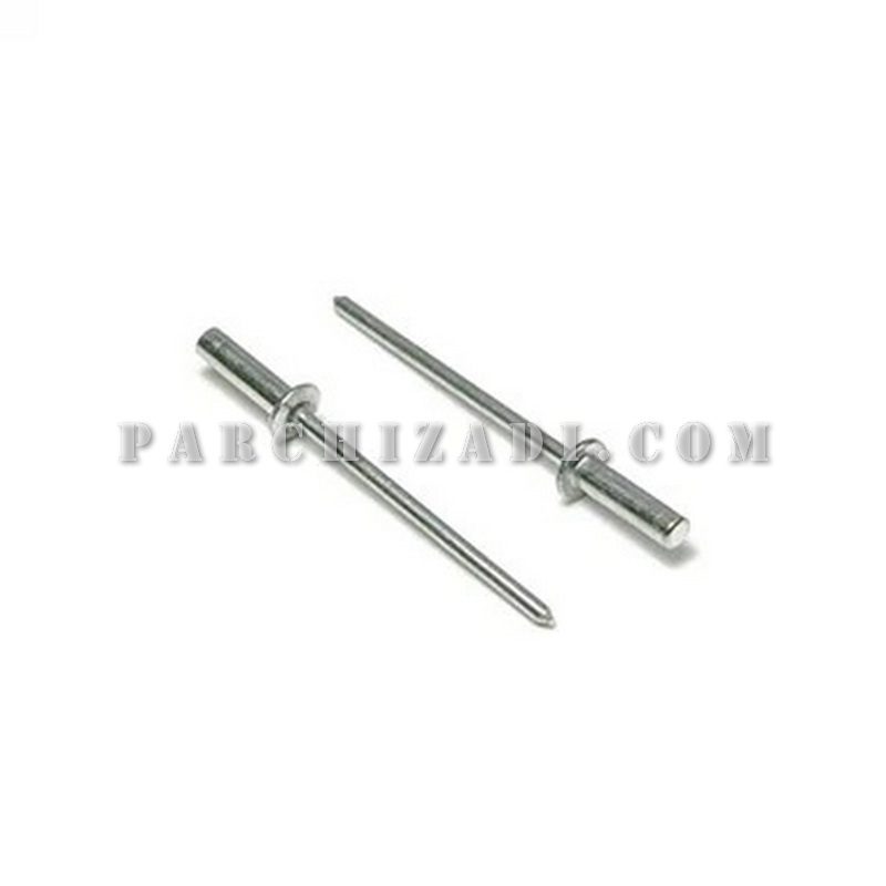 میخ پرچ سر عدسی آلومینیومی سایز 10 × 3.2 میلی‌ متر پرچ ساز