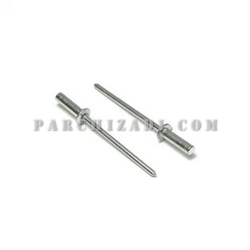 میخ پرچ سر عدسی آلومینیومی سایز 12 × 6 میلی‌ متر پرچ ساز