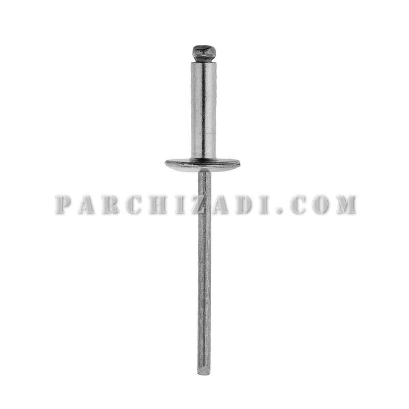 میخ پرچ سر عدسی آلومینیومی سایز 10 × 3.2 میلی‌ متر البرز
