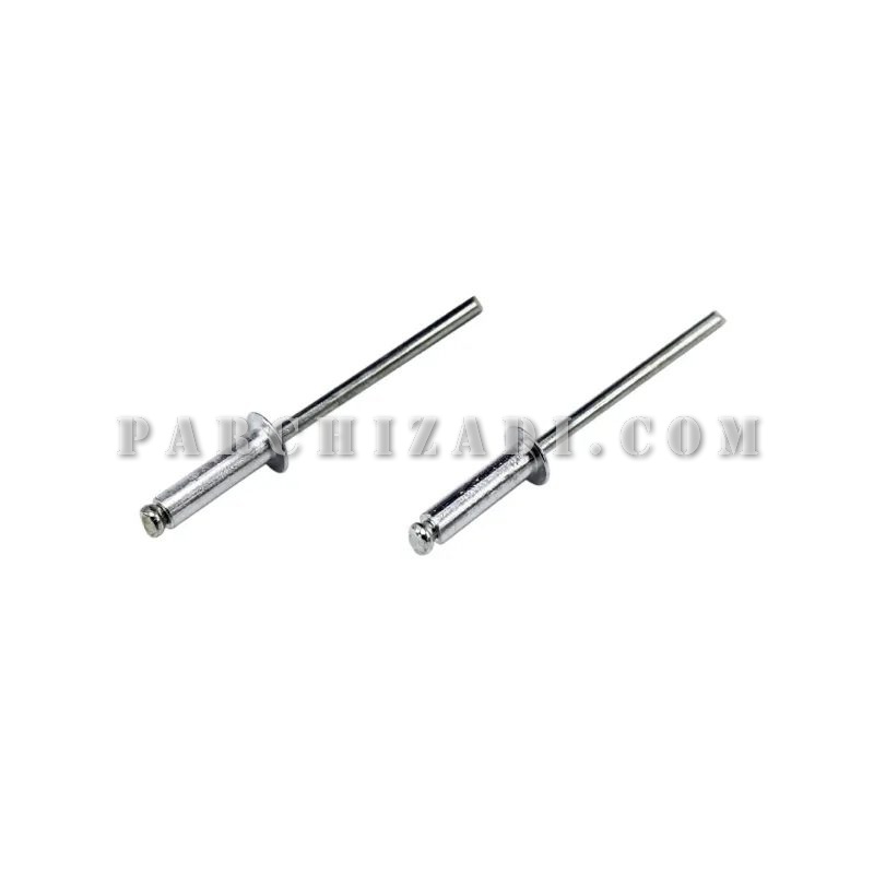 میخ پرچ سر عدسی آلومینیومی سایز 12 × 3.2 میلی‌ متر البرز
